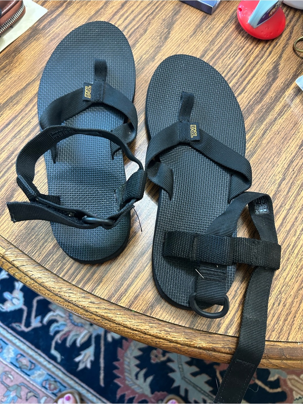 Teva Women's Black Outdoor Strappy Sandals